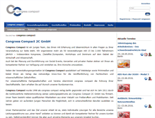 Tablet Screenshot of congress-compact.de